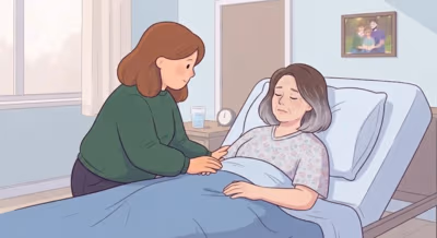 Michele Comforted my Dying Mother