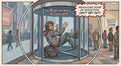 The Revolving Door of can be a source of guilt and shame