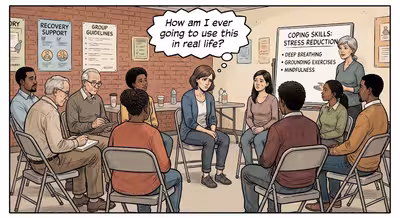 Applying one's skills taught in real life can be impratical