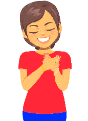 Woman Showing Gratitude