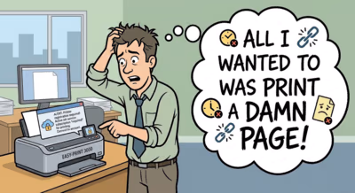 Printing Requires a Subscription