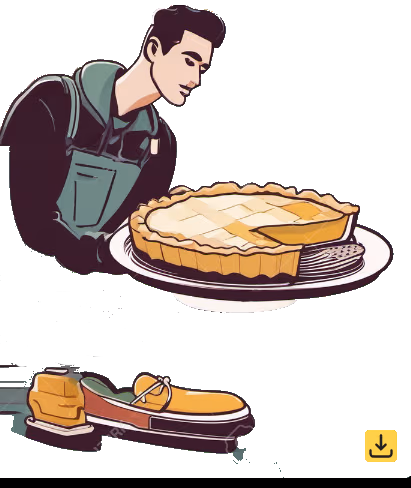 Original Fragments for the PIE Logo